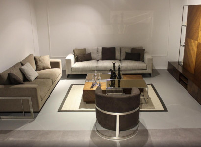 Wunnzëmmermiwwelen Design Wunnzëmmer Set 4 Deeler Modern Sofagarnitur Nei Sallendëscht
