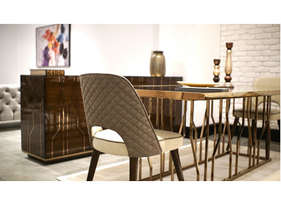 Design Still Stoff Polster Luxus Miwwelen Iesszëmmer Modern Ariichtung