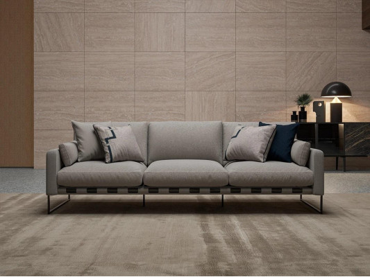 Wunnzëmmer Canapé Canapé Dräisëtzer Polstersofas Textil Modern Ariichtung Nei Artiklezoustand: Nei
