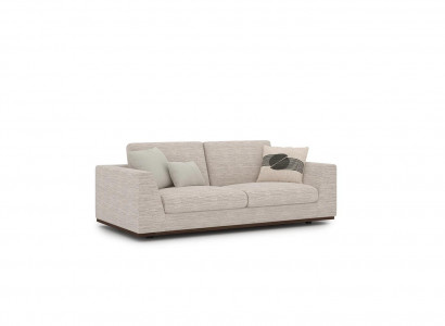 Zwee-Sëtz Sofa Canapé Wunnzëmmer Ariichtung Design Textil Polstermöbel