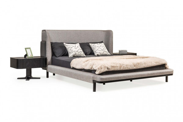 Garnitur Duebelbett Bett Schlofzëmmer Nuetsdëscher 3tlg Gro Modern