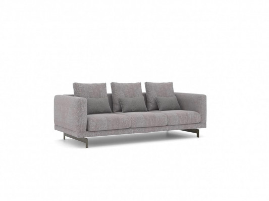 Design Sofagarnitur 2x Sofa Dräisëtzer Set Fotell Couch Modern Luxus Nei Poliwwerk