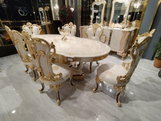 Iesszëmmer Set Luxus Stull Set 6x Stull Iessgrupp Garnitur Lehnstull Anrichte