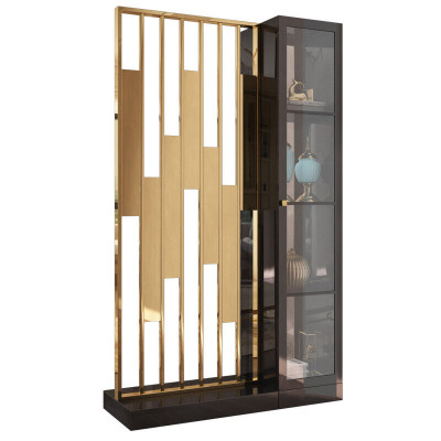 Metall Regal Trennwand Designer Luxus Regaler Miwwele Stil Schaf Metall Mauer Nei