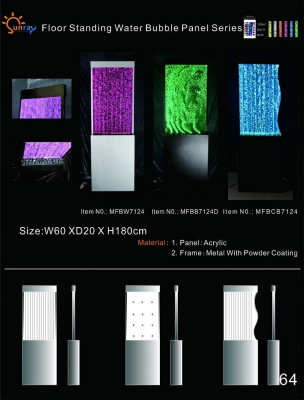 Designer Trennwand Luxus Maueren Waassersailen Waterwall Trennwänn 60x180cm xxl