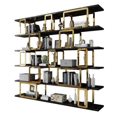 Designer-Schafstrennwand Regaler Wohnzëmmerschiefersystem Büro Miwwele
