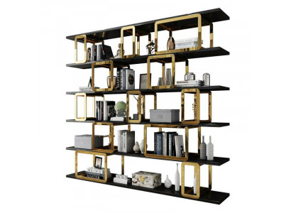 Designer-Schafstrennwand Regaler Wohnzëmmerschiefersystem Büro Miwwele