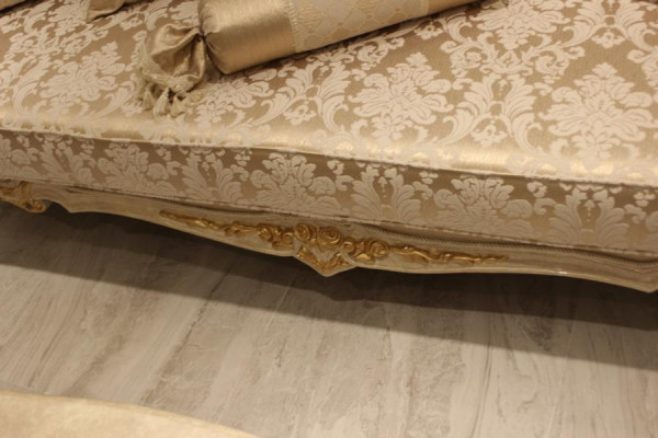 Exquisite Wohnzimmer-Sofagarnitur 3+3 Sëtzer modernen Setzen Beige Nei