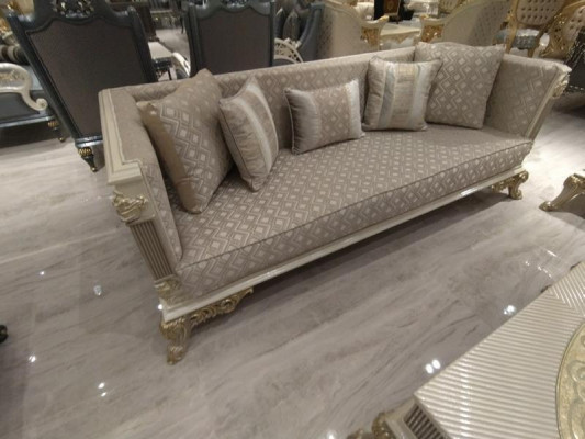 Premium Wunnzëmmer Miwwelen Stilvoll Wunnzëmmer Miwwelen 2x Sofa 3 Sëtzplazen