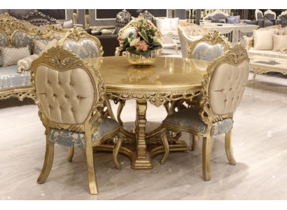 Designer Komplett 4x Stull Set Iesszëmmer Designer Holz Stull Garnitur Set Nei