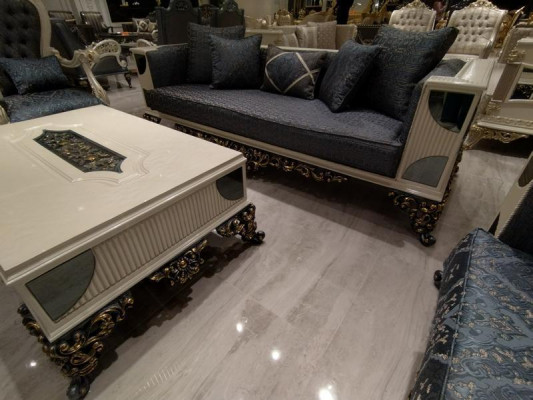 Designer Sofa Dësch Wunnzëmmer Sofa Dësch Besonneschen Charme Miwwelen