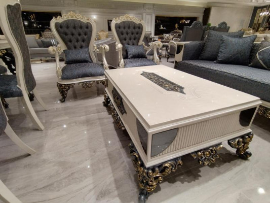 Designer Sofa Dësch Wunnzëmmer Sofa Dësch Besonneschen Charme Miwwelen
