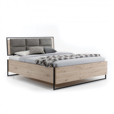 Modern Schlofzëmmer Bett Stilvoll hëlzent Bett Luxus duebel Bett