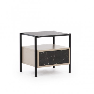 Schlofzëmmer Designer Nuetskonsole Designer Holz Nuetsdësch Edelt Miwwelen