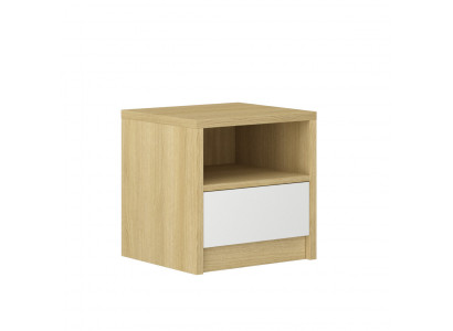 Hellbrongen Nuetsdësch 1x Tirang Designer Schlofzëmmer Holzkonsol