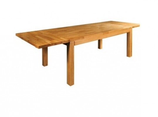 Dësch Iessdësch Eechtholt Holzdësch Dëscher Iesszëmmer 120x80cm Massivholz Nei