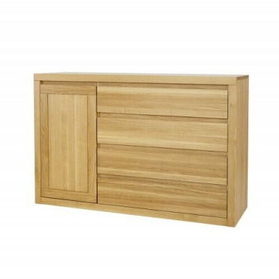Anrichte Kommode Massivholz Schief benotzt Holz 140x90cm Kommoden Schaf Eech.