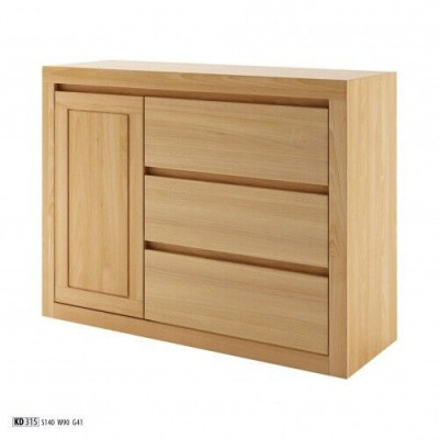 Landhaus Kommode Massivholz Schaf Schief Echt Holz Eech 140x90cm Kommoden