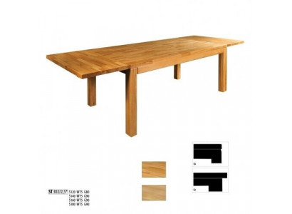 Dësch Echt Holz Eech Massivholz Iessdëscher Vollmassiv 140x90cm Dëscher Echt Holz