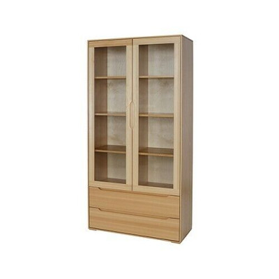 Klassesche Vitrinenschaf Vitrin Handaarbecht Vollholzschaf Holzschief