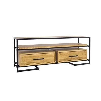 Sideboard TV Lowboard RTV Schaf Vollholz Miwwel Holz Miwwel Handaarbecht Massiv.