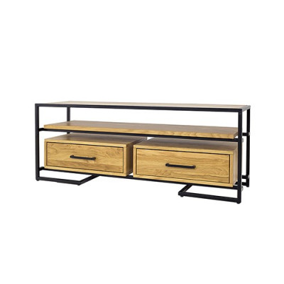 Sideboard TV Lowboard RTV Schaf Vollholz Miwwel Holz Miwwel Handaarbecht Massiv.