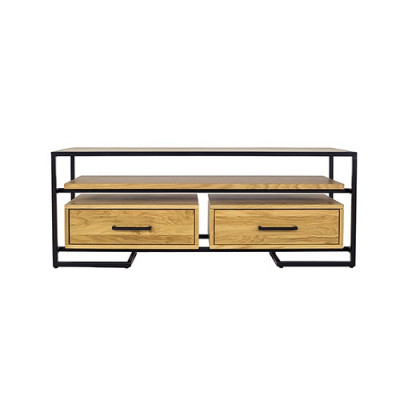 Sideboard TV Lowboard RTV Schaf Vollholz Miwwel Holz Miwwel Handaarbecht Massiv.