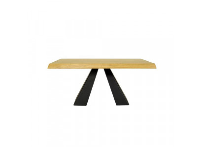 Couchtisch Canapé Dëscher Canapé Nidderdësch Eechte Holz Massiv Miwwelen 100x60cm