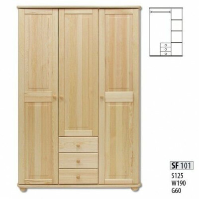 Kleeder Schaf Design Kleederschief aus Massiv Holz Massiv Möbel Schief Nei
