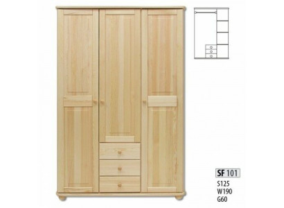 Kleeder Schaf Design Kleederschief aus Massiv Holz Massiv Möbel Schief Nei