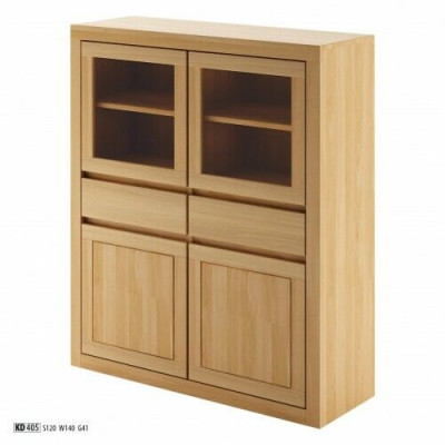 Holz Kommode Wunnzëmmer Vitrin Kommode Anrichte Sideboard Holz Schief Nei