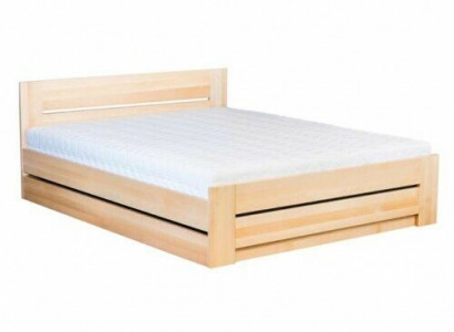 Bett 180x200cm Massivt Holz Better Duebelbett Ehebett Schlofzëmmer Miwwelen Nei
