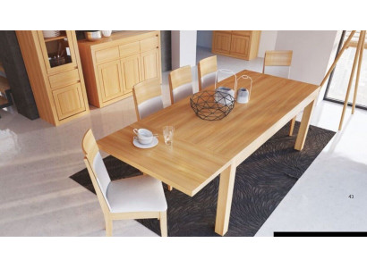 Iessdësch Holz Dëscher Wunn- Iesswunnzëmmer Dësch 180x90cm Iessdëscher Massiv Massivholz
