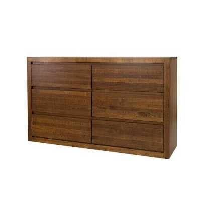 Holz Kommode Schieflaascht Kommode handgemaachte Massivholz Schlofzëmmer Kommode Nei