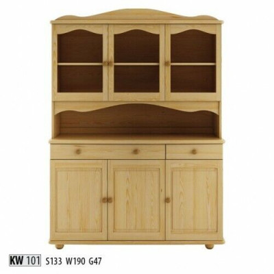 Buffet Anriichte Iesszëmmer Schaf Geschirrschaf Vollholz Schaf Holz Schief