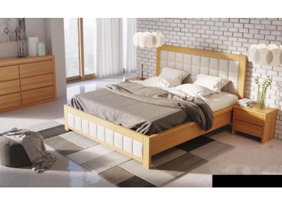Massivholzbetter Holzbett Duebelbett handgemaach Massivholz Bett Nei