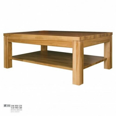 Massivholz Natur Couchtisch massiv Holz Miwwelen edel Design Wunnzëmmerdësch Dëscher