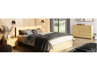 Kommode Schief Sideboard Schëffer Vollholz Holz Miwwelen Kommoden Schiefen Nei