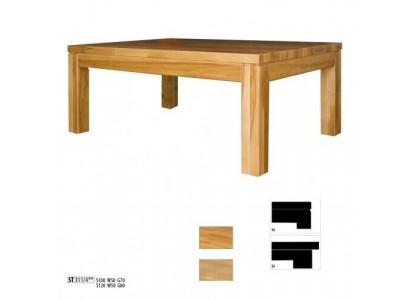 Zousazdësch Zalotdësch Eechte Holz Massiv Miwwelen Eech 100x70cm Neien Dëscher
