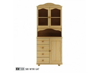Kicheschaf Massivholz Buffet Schaf Anrichte Handaarbecht Massiv Miwwel Vitrinnen