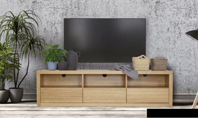 Design RTV TV Kommode Anrichte Kommode Säit Low Regal Luxus Wunnzëmmer Board Schaf