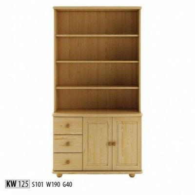 Bicherregal Bicherwand Holzregal Regal Schaf Wandschaf Holz Miwwelen Handaarbecht