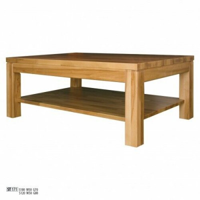 Couchtisch Holzdësch Massivholzdësch Eechtholt Nebendësch Dësch 120x80 Couchtischen