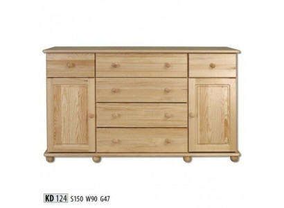 Design Kommode Handaarbecht Holz Anrichte Sideboard Schaf Neivoll Holz Miwwel Neien