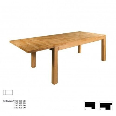 Iessdësch Holz Dëscher Wunnzëmmer Iesszëmmer Dësch 120x90cm Iessdëscher Massiv Massivholz