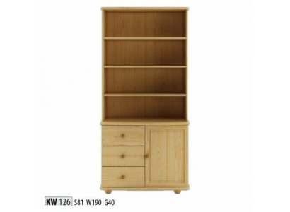Echt Handaarbecht Massivholz Schaf Wand Schaf Schief Vitrin Héich Vitrinen