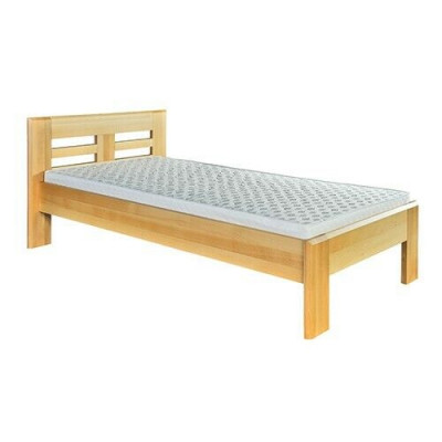 Holz-Bett Echt Holz Bett Better Schlofzëmmer Hotel 100x200 Stil Massiv Miwwelen