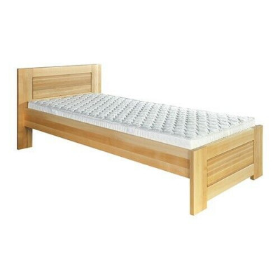 Holzbetti Eechte Holz Bett Schlofkummer Hotel 100x200 Stil Massiv Miwwelen Better