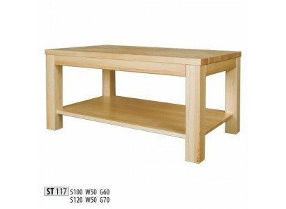 Holz Dësch Couchtischen aus Holz massive Wunnzëmmer Miwwelen 120x70cm massiv Dëscher