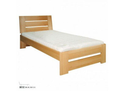 Holzbettréchtes Holz Bett Better Hotel 100x200 Stil Massiv Miwwelen Schlofzëmmer